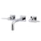 Kingston Brass KS6121DL Two-Handle Wall Mount Bathroom Faucet, Polished Chrome KS6121DL - alternate 1